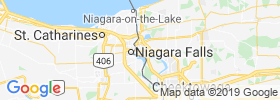 Niagara Falls map